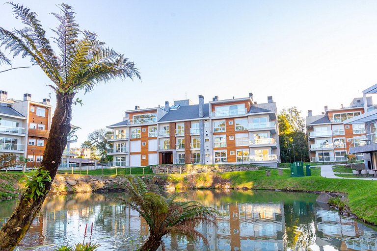 Apartamento Vista para o Lago no Vêneto Gramado