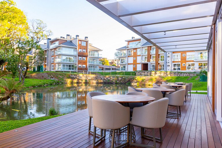 Apartamento Vista para o Lago no Vêneto Gramado