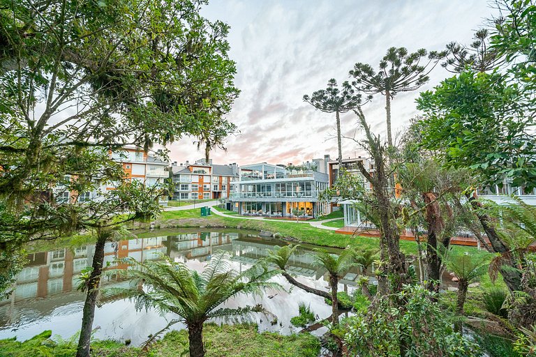 Apartamento Vista para o Lago no Vêneto Gramado