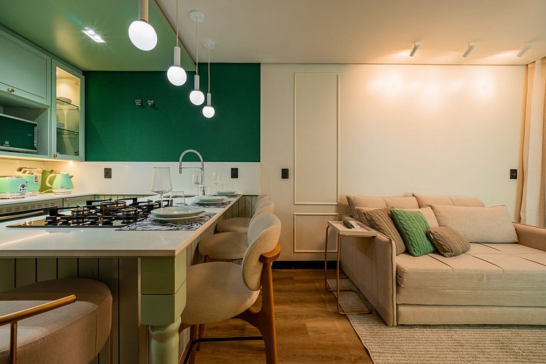Apartamento Green com Infra de Lazer no Centro