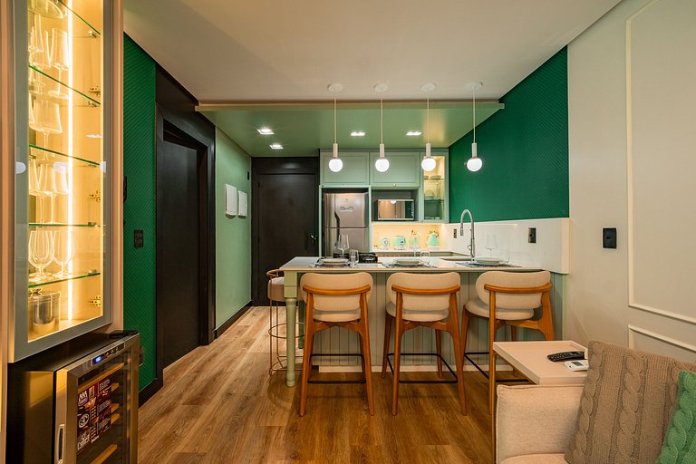 Apartamento Green com Infra de Lazer no Centro