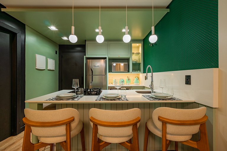 Apartamento Green com Infra de Lazer no Centro