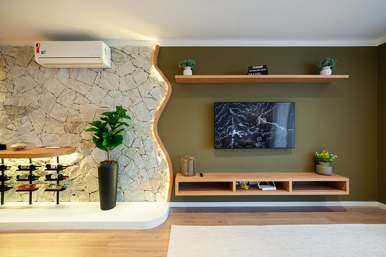 Apartamento em Frente a Praça no Canela Residence